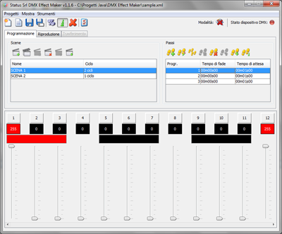 Software controller dmx